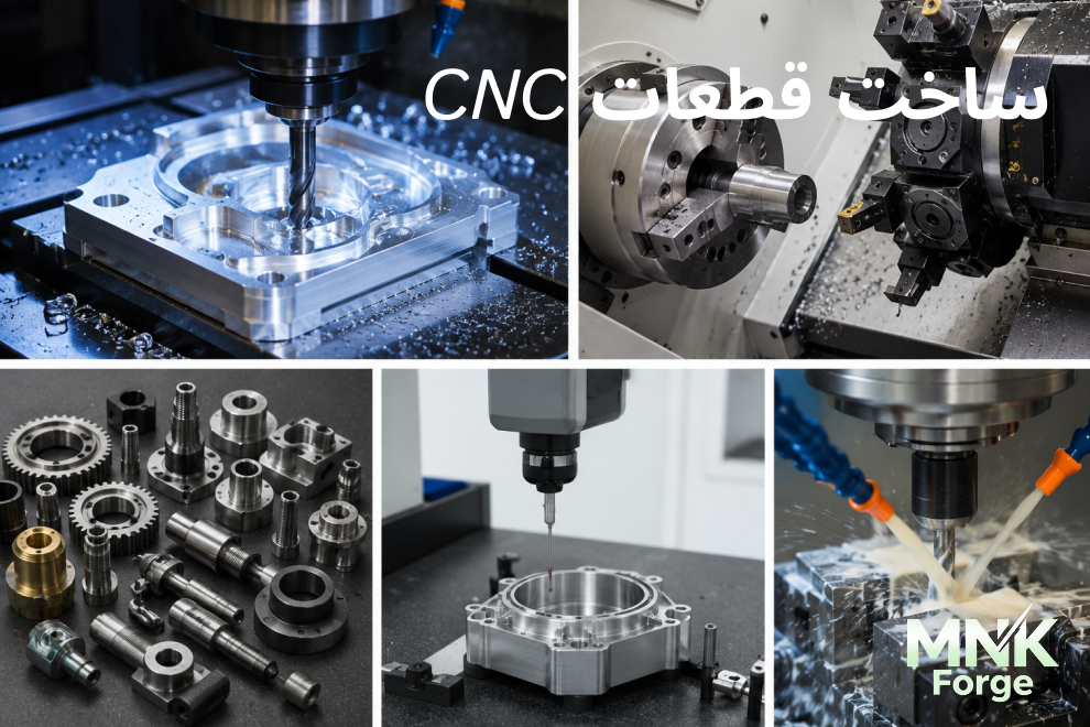 خدمات ساخت قطعات CNC برای تولید قطعات صنعتی سفارشی