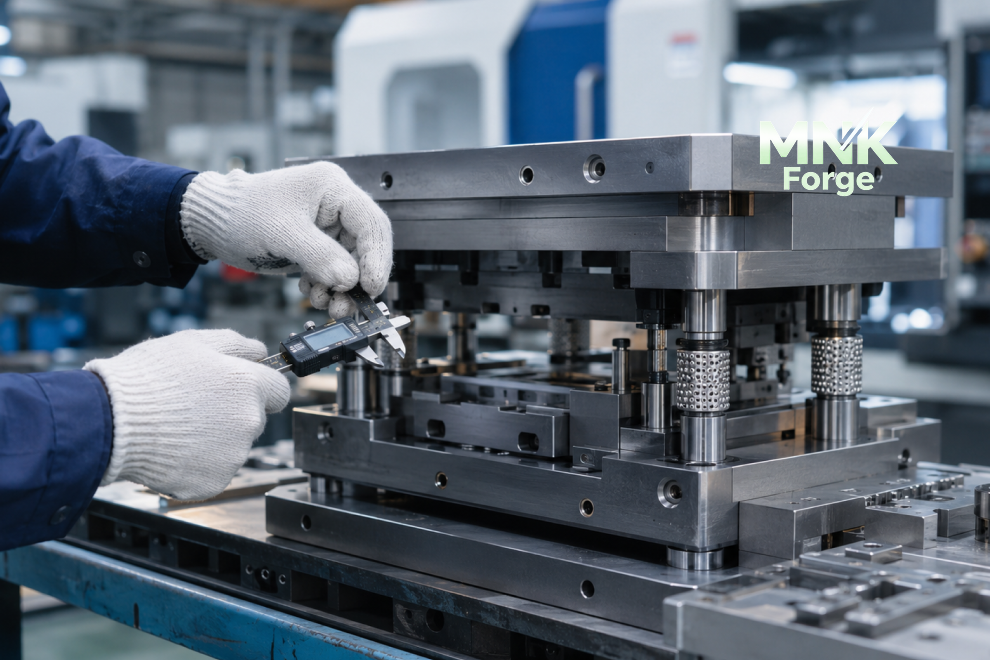 ماشین‌کاری CNC قطعات قالب صنعتی با دقت بالا