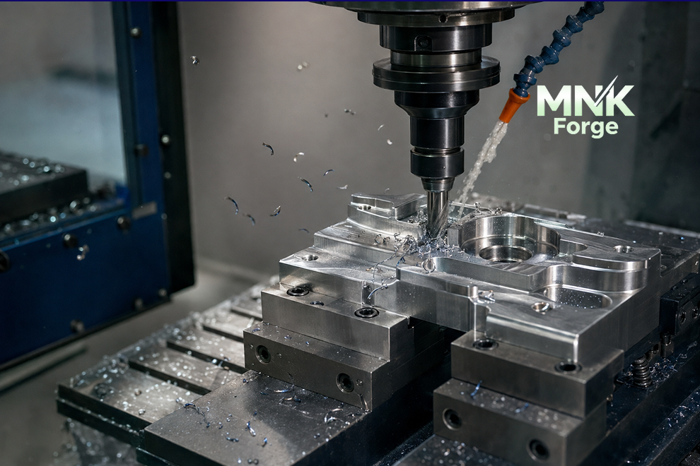 عملیات ماشینکاری دقیق قالب فلزی با دستگاه CNC